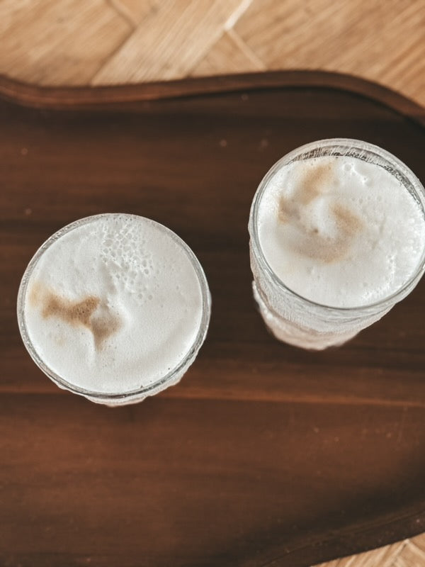 Mat organisch glas L - set van 2