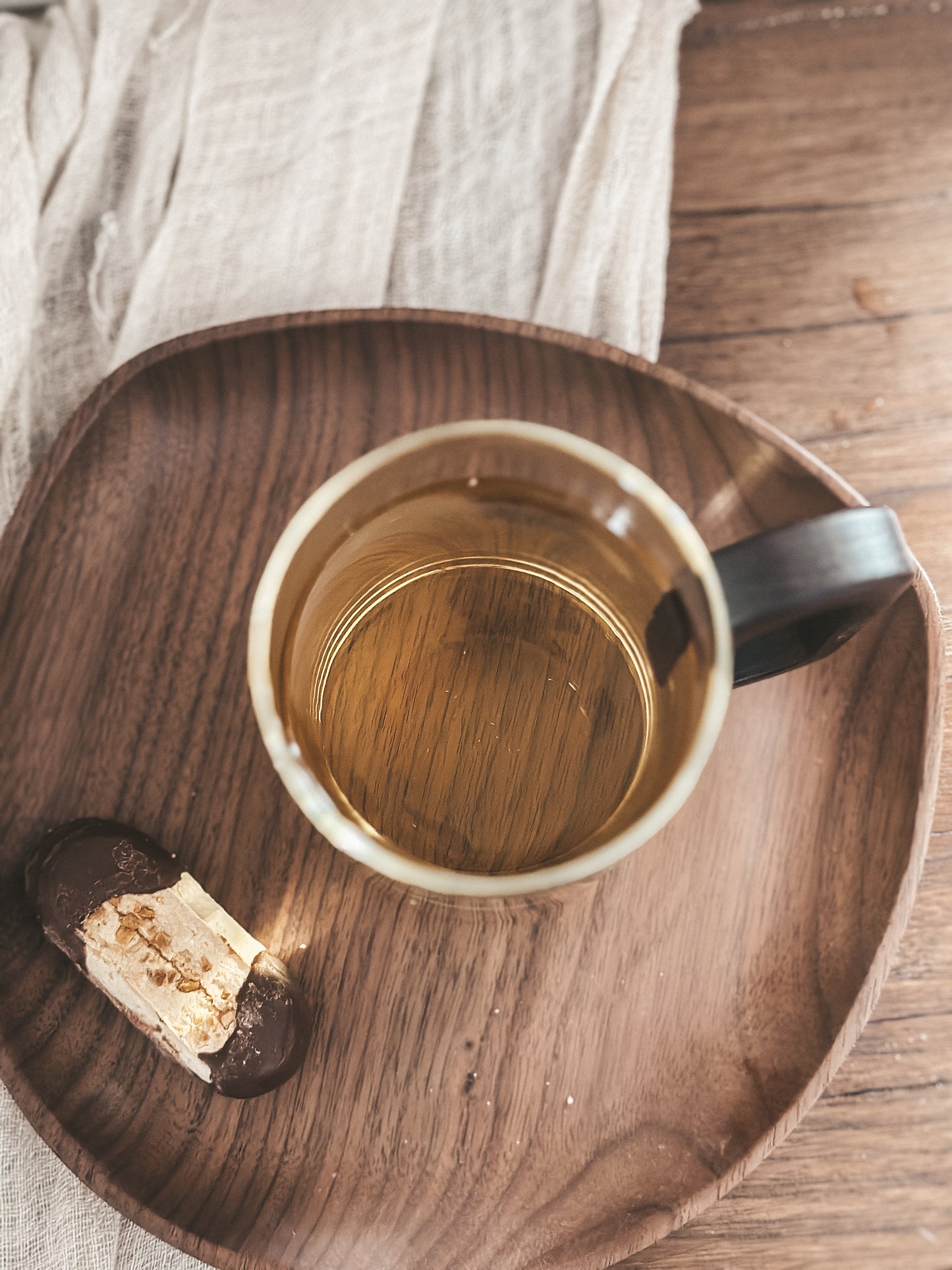 Theeglas Houten Oor - set van 2