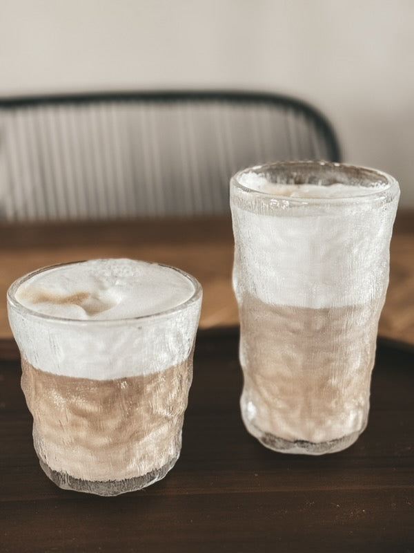 Mat organisch glas S - set van 4