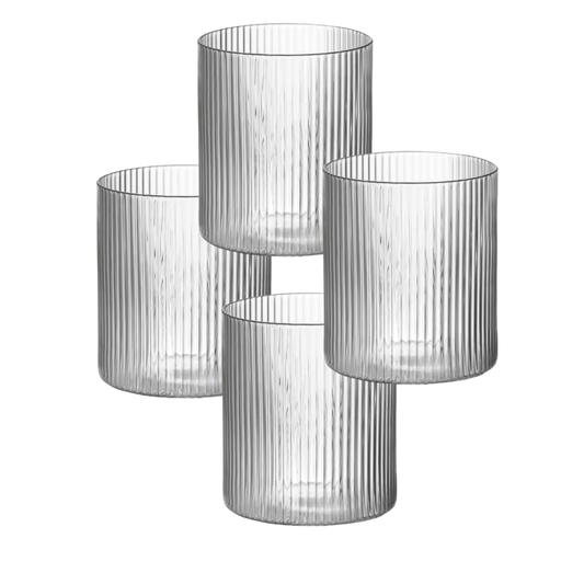 Ribbel Glas S - set van 4