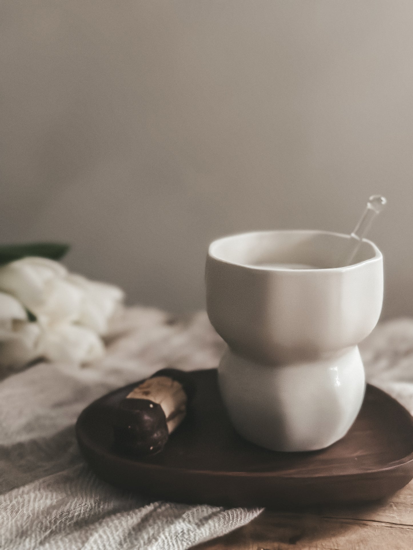 Mok Beige Organisch S - set van 4