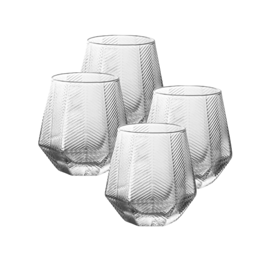 Triangle glas - set van 4