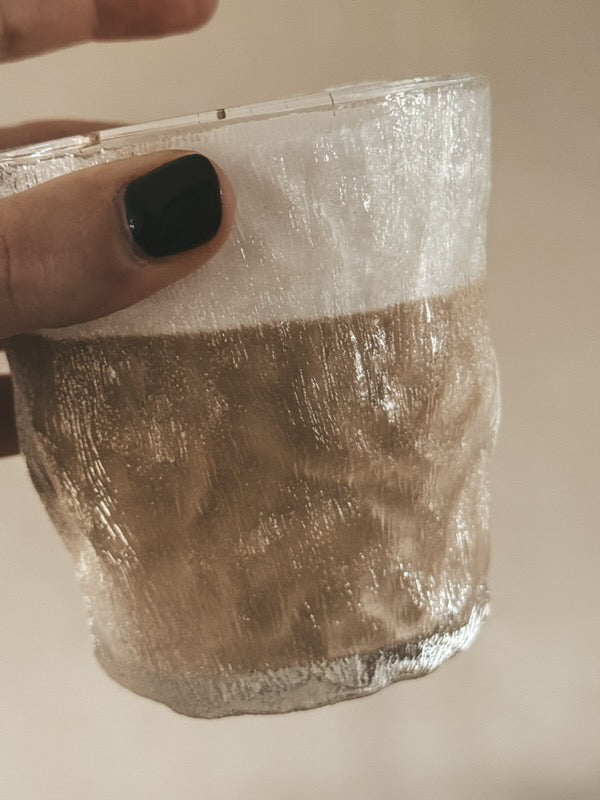 Mat organisch glas S - set van 4