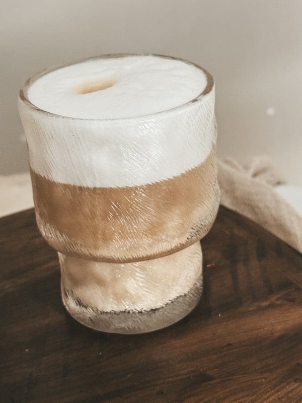 Mat glas S -set van 4