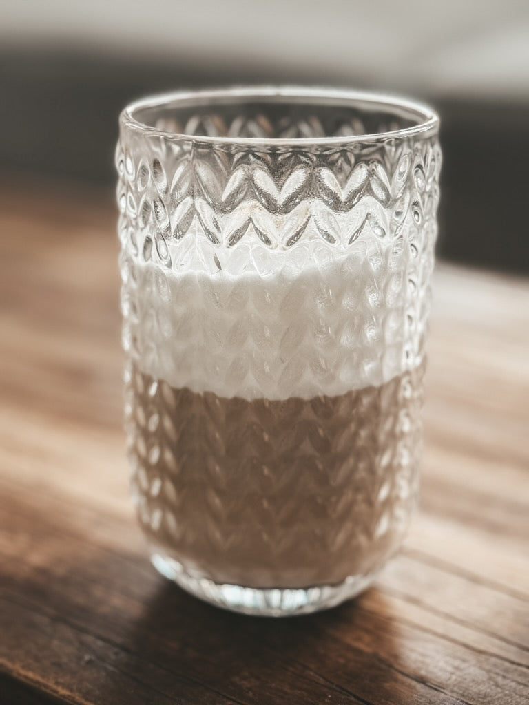 Zigzag glas L - set van 4