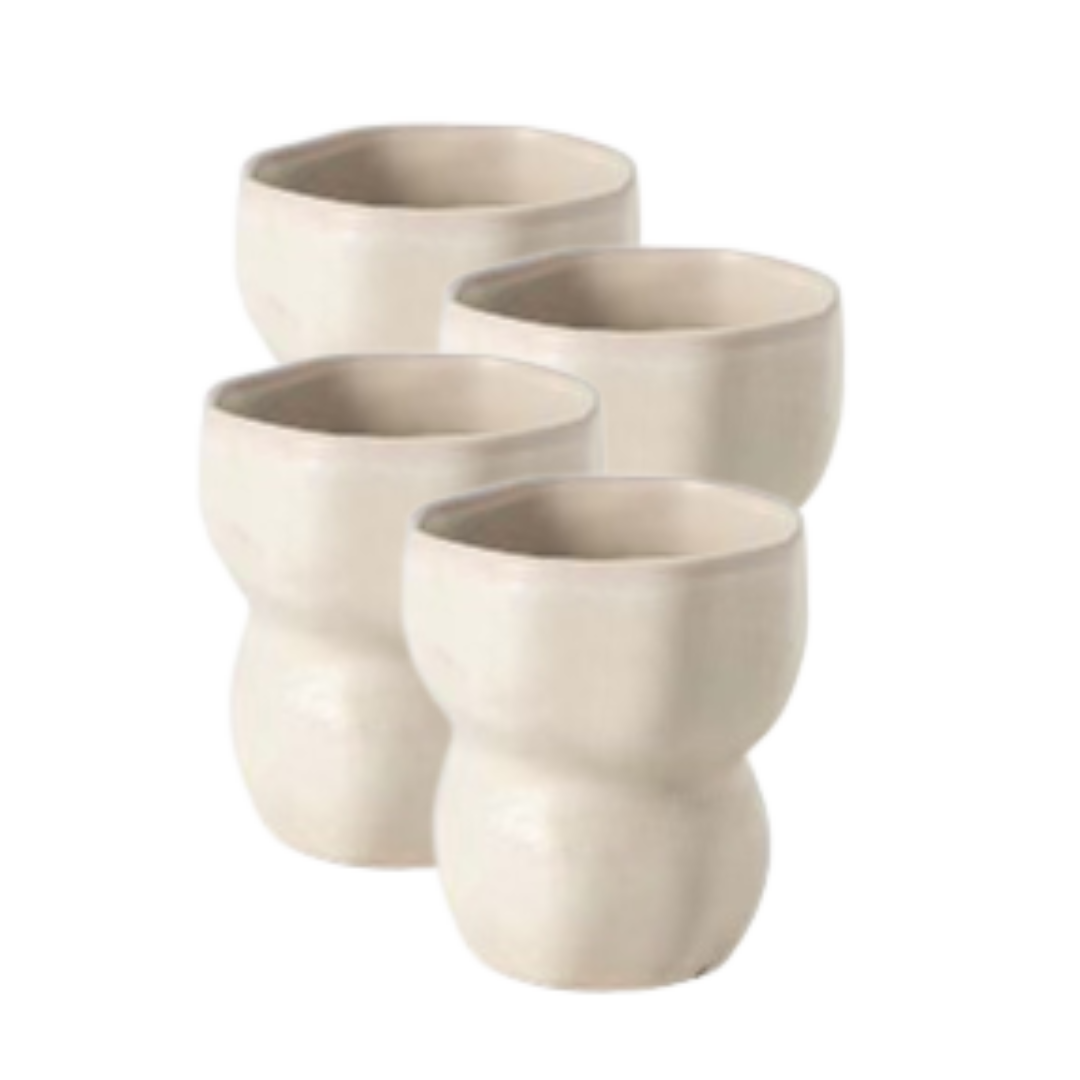 Mok Beige Organisch S - set van 4