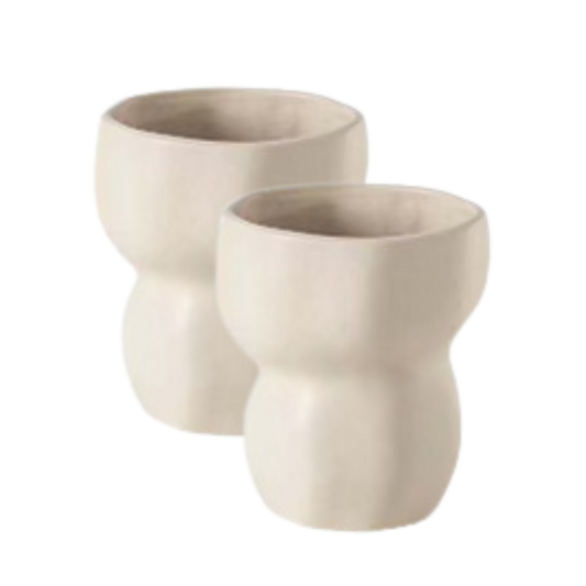 Mok Beige Organisch M - set van 2