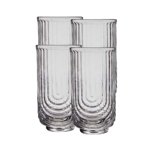 Regenboog Glas L - set van 4