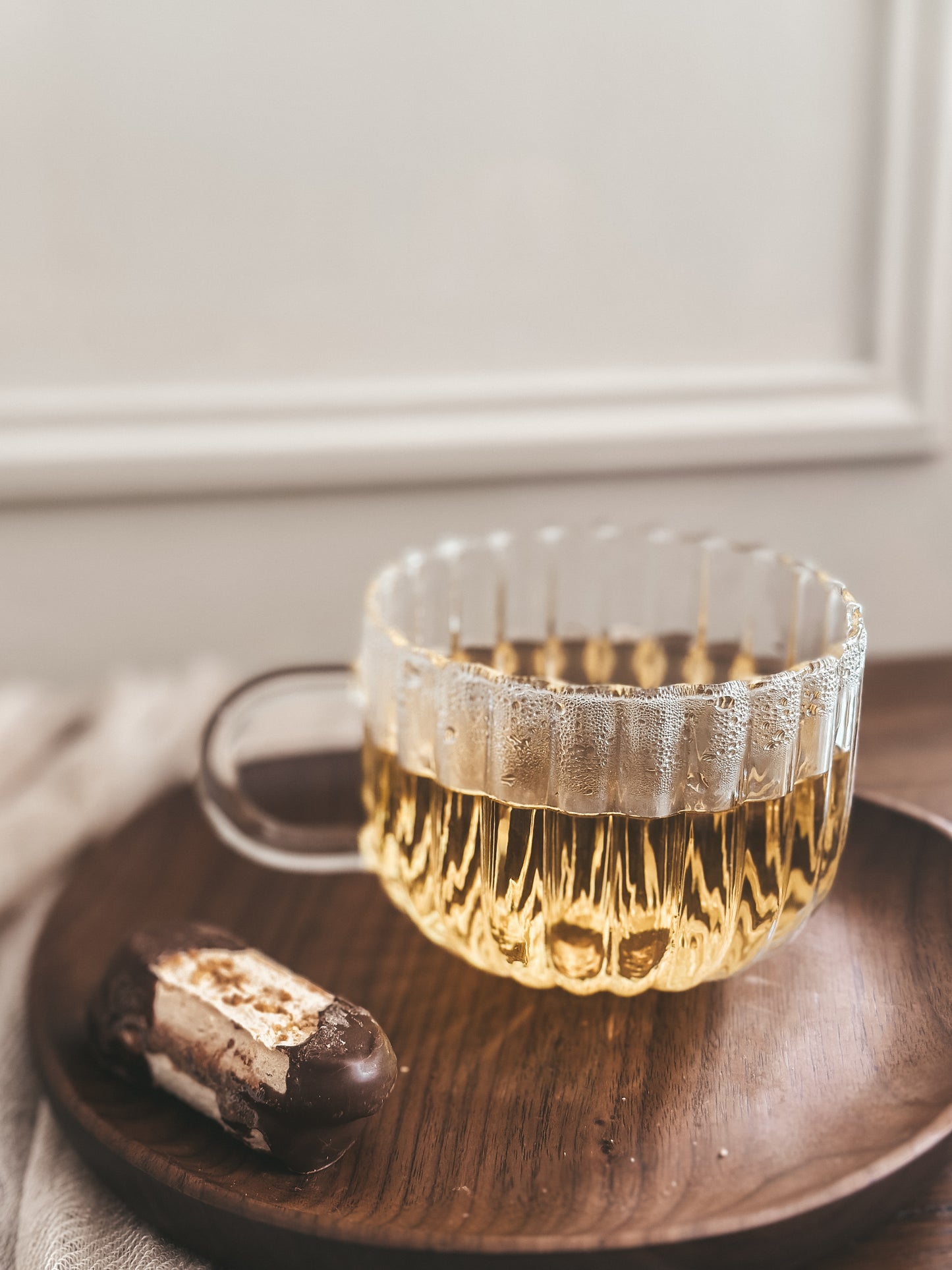 Theeglas Ribbel - set van 4