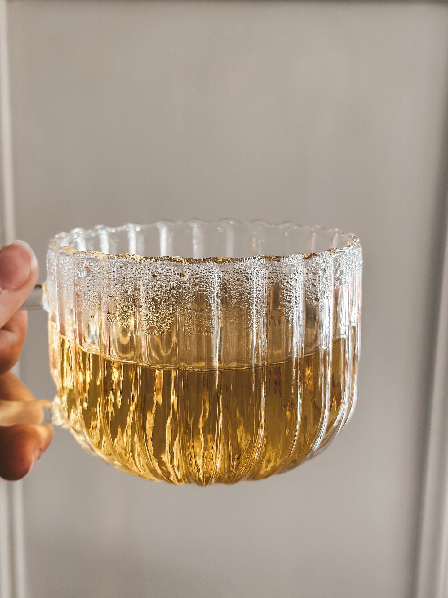 Theeglas Ribbel - set van 4