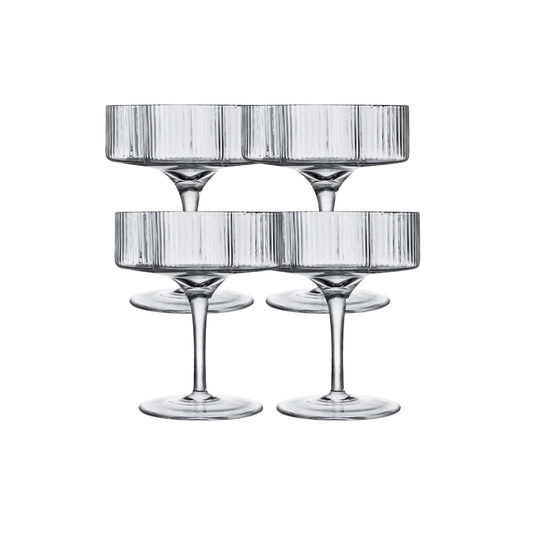 Wijn Glas Bloem - set van 4