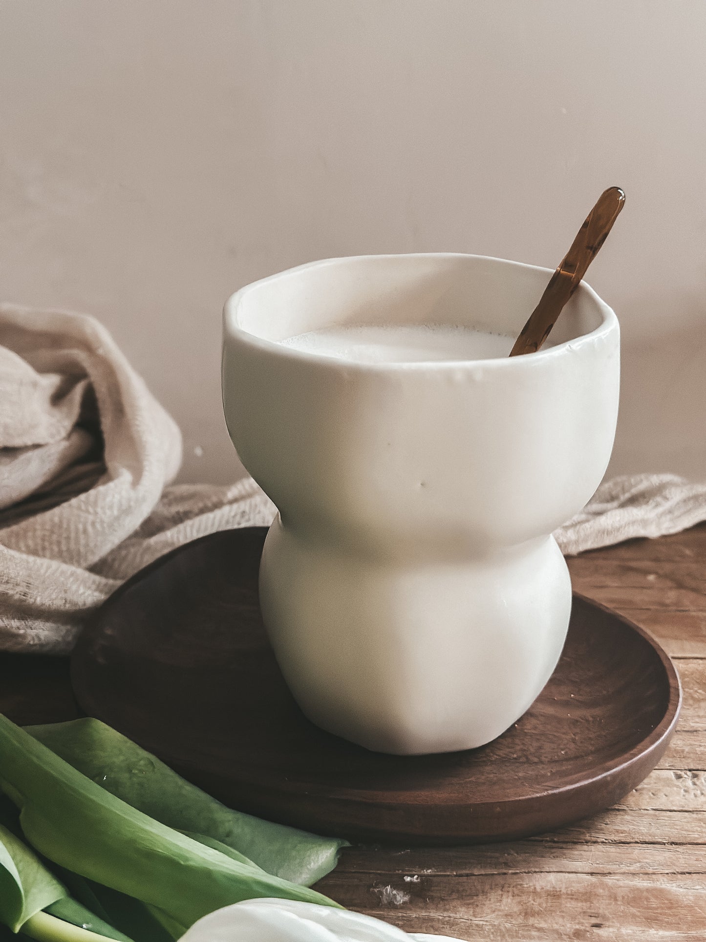 Mok Beige Organisch M - set van 4