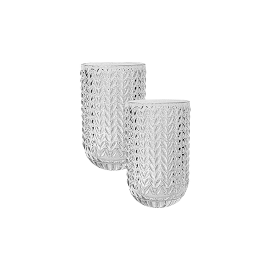 Zigzag glas L - set van 2