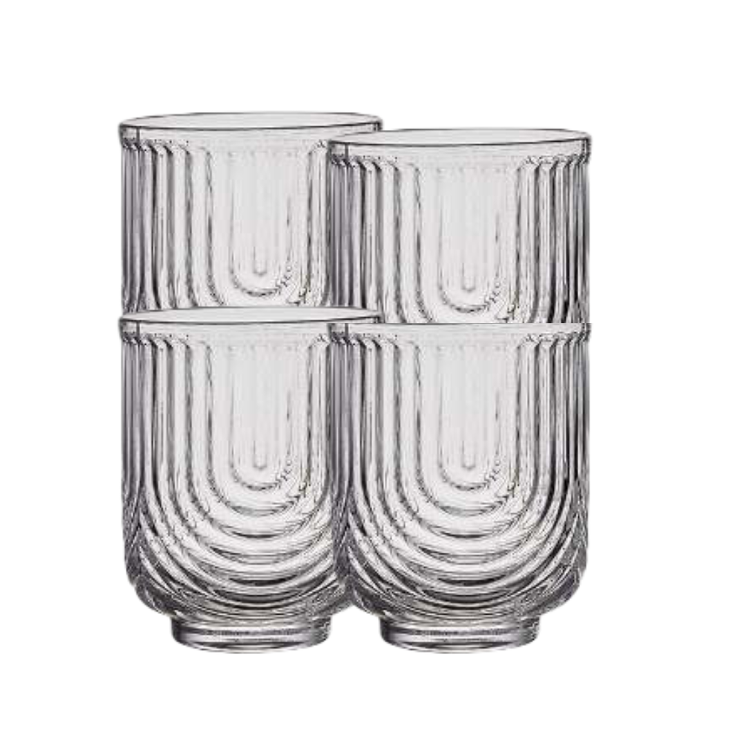 Regenboog Glas S - set van 4